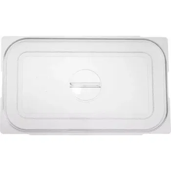 Dóza na potraviny Víko pro gastronádobu 2/4 polykarbonát Blanco 162 x 530 mm