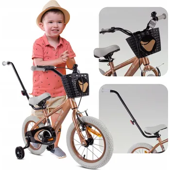 Dětské kolo Dětské kolo SUN BABY Verdant Rowan 14 palců pro chlapce Cappuccino