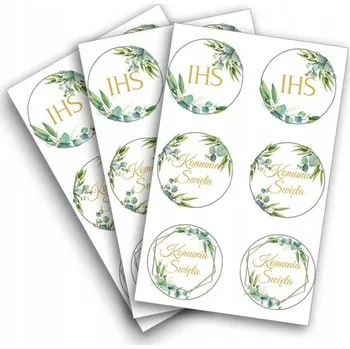 samolepka Samolepky PartyCollection Svaté Přijímání Samolepky 5 kusů