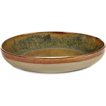 Polévková mísa Miska SERAX Surface 32 cm, indi šedá