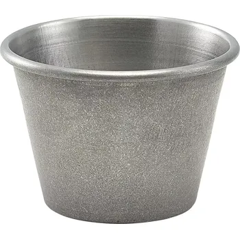 GENWARE Miska na dip nerezová, stonewashed, výška: 42 mm, průměr: 60 mm