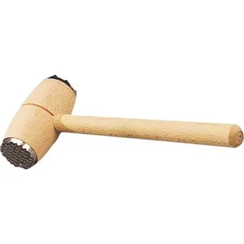 Palička na maso Palička na maso dřevěná s kovovými klepadly, 320 mm, Kesper