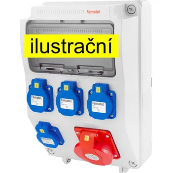 modulární přístroj a rozvaděč FAMATEL Zásuvková skříň ZSF40001000.0 /3958 IP44 V577-6KA