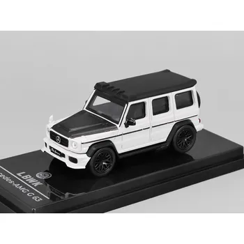 autíčko Mercedes AMG G 63 LBWK bílá 1:64 - PARAGON Models Mercedes-Benz AMG G 63 LBWK - kovový model auta 1/64