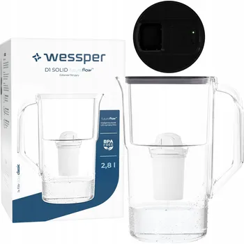 Filtrační konvice Filtrační konvice Wessper D1 SOLID FutureFlow 3,3 l černá