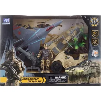 Vojenská sada se stíhačkou