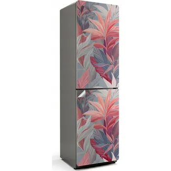 Fototapeta Ochranná samolepka na ledničku Samolepicí Fólie Rostlinný vzor s listy