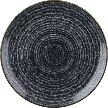 Talíř CHURCHILL Homespun Charcoal Black Mělký talíř, coup, ø: 165 mm