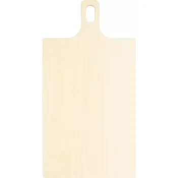 Kuchyňské prkénko Arya Krájecí prkénko s rukojetí, délka: 360 mm, šířka: 200 mm, jasan