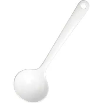 Naběračka Naběračka plastová bílá, 300 mm, objem 0,13 l, model Kunterbunt, WACA