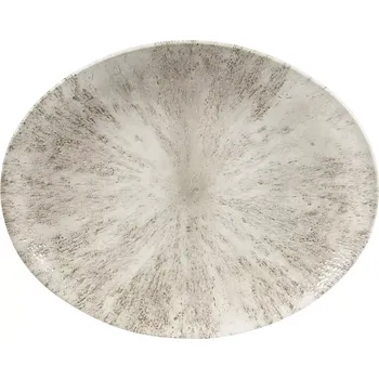 Talíř CHURCHILL Stone Agate grey mělký talíř, kulatý, délka: 317 mm