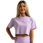 Dámské tílko GymBeam Limitless Cropped T-shirt Lavender L