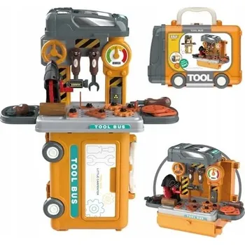 Hračka pro nejmenší Bavytoy Set dílna 3v1