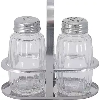 Contacto Menážka s solí a pepřem, výška: 105 mm, délka: 105 mm, šířka: 55 mm