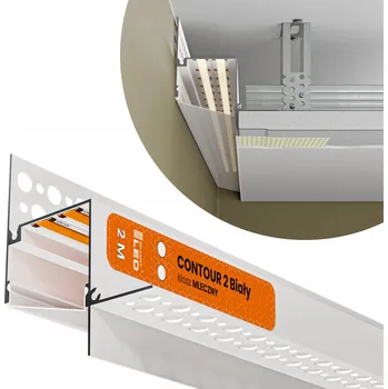 LED Profil Smartled bílý zápustný 200 cm