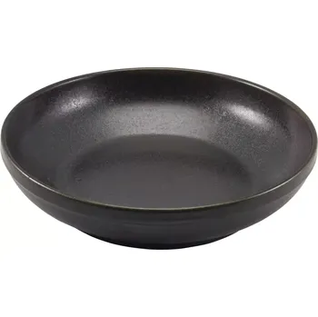 GENWARE Miska porcelánová, výška: 67 mm, ø: 270 mm, černá