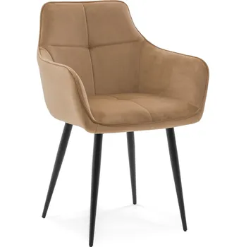 Jídelní židle ČALOUNĚNÁ ŽIDLE VELUROVÁ DO OBÝVÁKU JÍDELNY MODERNÍ GLAMOUR QUATTRO