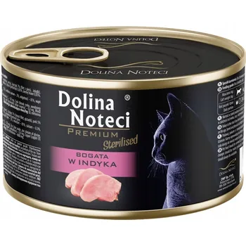 Krmivo pro kočku Dolina Noteci Premium Sterilised mokré krmivo pro kočky bohaté na krůtu 185 g