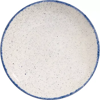 Talíř CHURCHILL Stonecast Hints Buffet Indigo Blue hloubkový talíř, coup, průměr: 182 mm