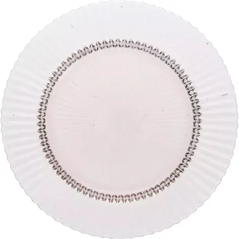 Talíř FORTESSA Archie Talíř mělký, skleněný, průměr: 270 mm, růžový