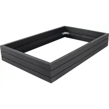 Rám pro chladicí desku, výška: 86 mm, délka: 563 mm, šířka: 358 mm, černý