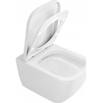 Klozet Excellent Ness FlashRim50 WC mísa bez okraje + sedátko s pomalým zavíráním