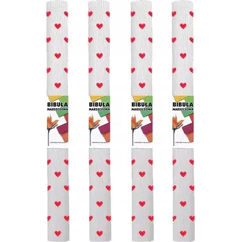 Obraz Krepový papír Starpak bílý, červený