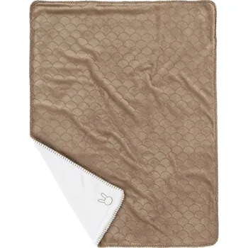 Dětská deka NATTOU Deka Lapidou mocha/white 75x100 cm