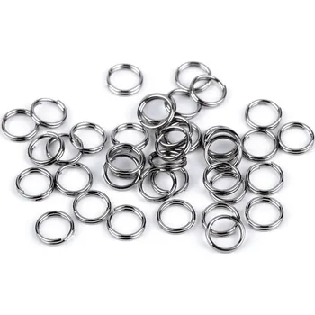 Korálek Protikroužek dvojitý z nerezové oceli Ø6 mm, Balení 10 g, Varianta platina