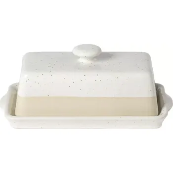 Máslenka COSTA NOVA Fattoria Dóza na máslo, bílá, délka: 188 mm, šířka: 107 mm