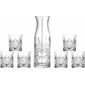 Set RCR CRYSTAL Melodia karafa + 6 sklenic na vodu