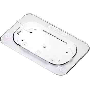 Dóza na potraviny ARAVEN Víko na gastronádobu GN 1/9, polykarbonát, volné