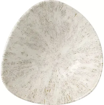 Talíř CHURCHILL Stone Agate grey hluboký talíř, trojúhelník, průměr: 185 mm