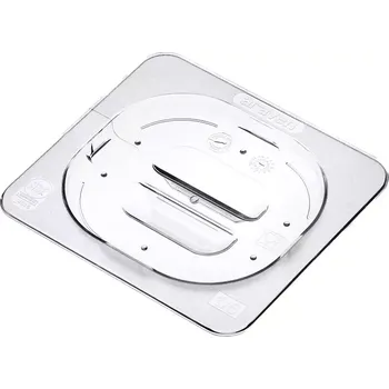 Dóza na potraviny ARAVEN Víko na gastronádobu GN 1/6, polykarbonát, volné