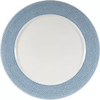 Talíř CHURCHILL Isla ocean blue mělký talíř, praporek, ø: 170 mm