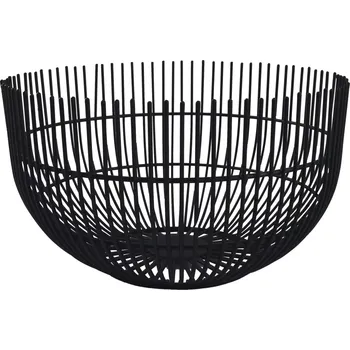 FINE 2 DINE Iris Drátěný košík, výška: 120 mm, ø: 210 mm, černý