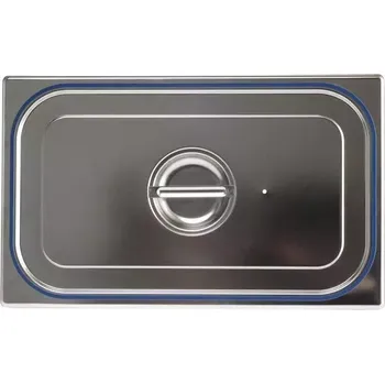 Dóza na potraviny víko na gastro nádobu GN 1/6 s uchem nerez silikonové těsnění Blanco