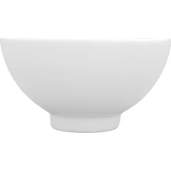 LUBIANA LODGE Salátová Mísa Bílá Porcelánová Miska na Salát/Předkrmy, Kulatá, 14 cm