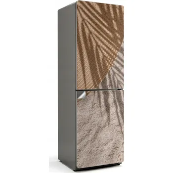 Fototapeta Samolepicí Nálepka Bubble Free na Lednici Stín palmy na písku