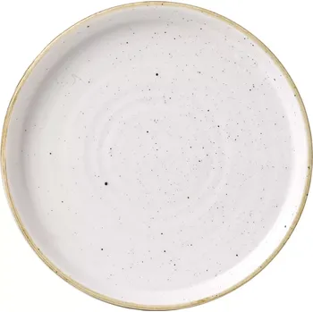 Talíř Talíř plochý Stonecast Barley White od značky CHURCHILL, s zvýšeným okrajem, ø: 157 mm.