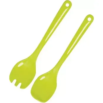 Příbor Salátový příbor zelený 2 - dílný, 210 mm, model Kunterbunt, WACA