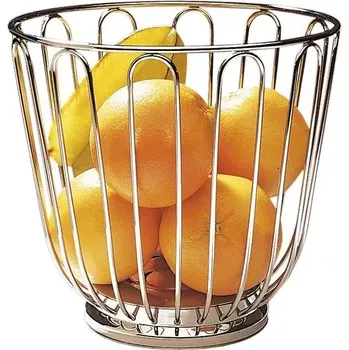 chlebník Servírovací košík na ovoce kulatý nerez APS 21,5 cm