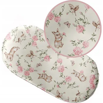 Prostěradlo PROSTĚRADLO DO KORBIČKY KOČÁRKU KOLÉBKY BAVLNA