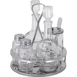 CONTACTO Mini souprava na stůl s solí/pepřem, octem/olejem, hořčicí, výška: 165 mm, průměr: 155 mm