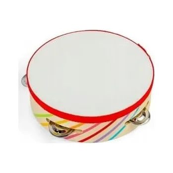 Dřevěná hračka Bigjigs Toys Dřevěná tamburína