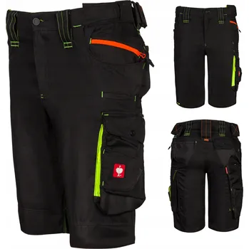 Pracovní obuv Pracovní kalhoty Engelbert Strauss krátké, černé, velikost vel. s kapsami