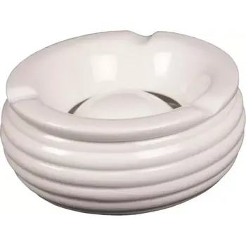 Popelník Popelník venkovní do větru keramický Gastro 15 cm, bílý