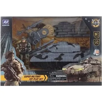 autíčko Vojenská sada s tankem