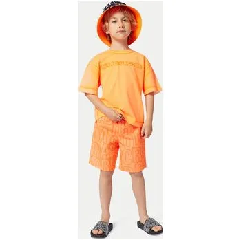 Pánské plavky Marc Jacobs Plavecké šortky W60508 Oranžová Regular Fit 8Y