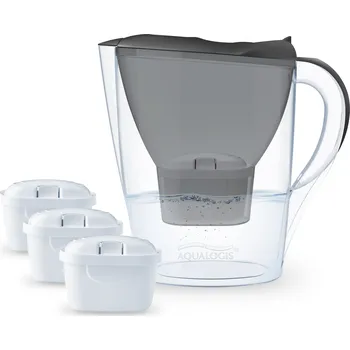 IP kamera Filtrační konvice Aqualogis Harmony 2,6 l stříbrná/šedá